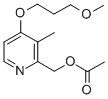 2-(乙酰氧基甲基)4-(3-甲氧基丙氧基)-3-甲基吡啶结构式_117977-19-2结构式