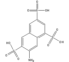 2-萘胺-3,6,8-三磺酸结构式_118-03-6结构式