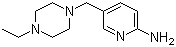 5-((4-乙基哌嗪-1-基)甲基)吡啶-2-胺结构式_1180132-17-5结构式