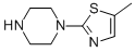 5-甲基-2-(哌嗪-1-基)噻唑结构式_118113-05-6结构式