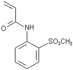 Methyl 2-[(1-oxo-2-propen-1-yl)amino]benzene sulfonate Structure,1181687-42-2Structure