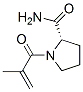 (s)-(9ci)-1-(2-甲基-1-氧代-2-丙烯基)-2-吡咯烷羧酰胺结构式_118376-07-1结构式