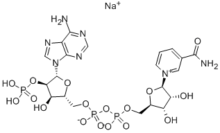 腺嘌呤二核苷酸磷酸钠结构式_1184-16-3结构式