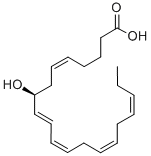 (5Z,8s,9e,11z,14z,17z)-8-hydroxy-5,9,11,14,17-icosapentaenoic acid Structure,118492-81-2Structure