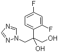 2-(2,4-二氟苯基)-3-(1H-1,2,4-三氮唑-1-基)-1,2-丙二醇结构式_118689-07-9结构式