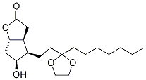 (3Ar,4r,5r,6as)-4-[3-(乙烯酮)癸基]六氢-5-羟基-2H-环戊并[b]呋喃-2-酮结构式_118696-65-4结构式