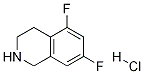 5,7-二氟-1,2,3,4-四氢异喹啉盐酸盐结构式_1187174-14-6结构式