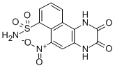 2,3-二氧代-6-硝基-1,2,3,4-四氢苯并[f]喹噁啉-7-磺酰胺结构式_118876-58-7结构式