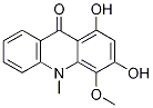 1,3-二羟基-4-甲氧基-10-甲基吖啶-9(10H)-酮结构式_1189362-86-4结构式