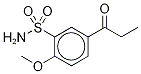1-(4’-甲氧基-3’-磺酰氨基苯基)-1-丙酮-甲基-d3结构式_1189482-14-1结构式