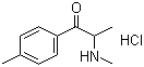 2-甲基氨基-1-对甲苯-1-丙酮盐酸盐结构式_1189726-22-4结构式