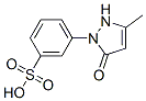1-(3-磺酸苯基)-3-甲基-5-吡唑啉酮结构式_119-17-5结构式