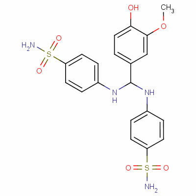 香草磺胺结构式_119-85-7结构式