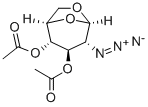 1,6-脱水-2-叠氮基-2-脱氧-beta-D-吡喃葡萄糖-3,4-二乙酸酯结构式_119005-80-0结构式