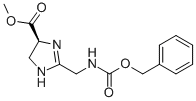 (s)-4,5-二氢-2-[[[(苯基甲氧基)羰基]氨基]甲基]-1H-咪唑-4-羧酸甲酯结构式_119140-50-0结构式