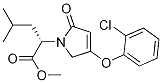 (S)-2-(4-(2-氯苯氧基)-2-氧代-2,5-二氢-1H-吡咯-1-基)-4-甲基戊酸甲酯结构式_1191997-63-3结构式