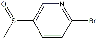 2-Bromo-5-(methylsulfinyl)pyridine Structure,1193244-96-0Structure
