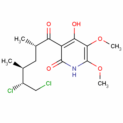 抗癣青霉素A5结构式_119509-24-9结构式