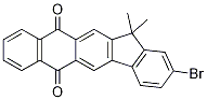 2-溴-13,13-二甲基-13H-茚并[1,2-b]蒽-6,11-二酮结构式_1196107-73-9结构式