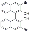(S)-(+)-3,3-二溴-1,1-双-2-萘醇结构式_119707-74-3结构式