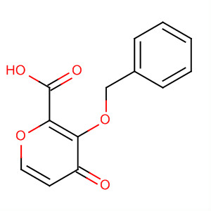 3-(苄氧基)-4-氧代-4H-吡喃-2-羧酸结构式_119736-16-2结构式