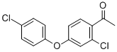 2-氯-4-(4-氯苯氧基)苯乙酮结构式_119851-28-4结构式