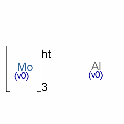 铝化钼结构式_12003-72-4结构式