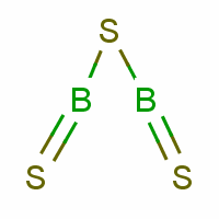 三硫化硼;硫化硼结构式_12007-33-9结构式