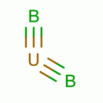 二硼化铀结构式_12007-36-2结构式