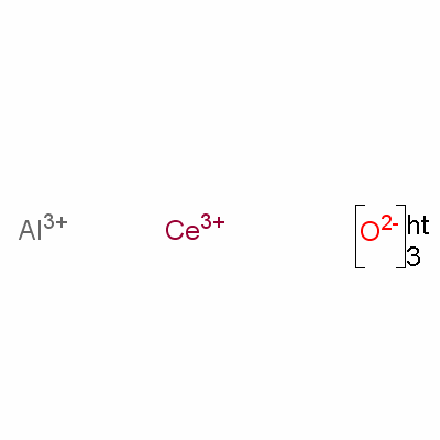 铝酸铈结构式_12014-44-7结构式