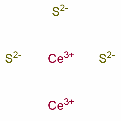 硫化铈结构式_12014-93-6结构式