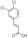 3,4-二氯肉桂酸结构式_1202-39-7结构式