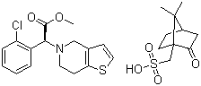 樟脑磺酸氯吡格雷结构式_120202-68-8结构式