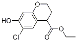 6-氯-7-羟基-3,4-二氢-2H-色烯-4-甲酸乙酯结构式_1202889-58-4结构式