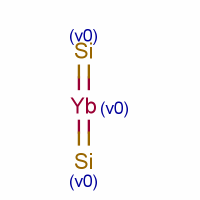硅化镱结构式_12039-89-3结构式