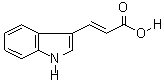 吲哚-3-丙烯酸结构式_1204-06-4结构式