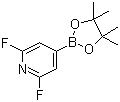 2,6-二氟-4-(4,4,5,5-四甲基-1,3,2-二噁硼烷-2-基)吡啶结构式_1204333-58-3结构式