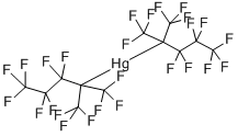 Bis[1,1,1,3,3,4,4,5,5,5-decafluoro-2-(trifluoromethyl)-2-pentanyl]mercury Structure,120674-92-2Structure