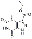 5,7-二氧代-4,5,6,7-四氢-1H-吡唑并[4,3-d]嘧啶-3-羧酸乙酯　结构式_1207175-72-1结构式