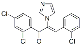 (z)-(9ci)-3-(2-氯苯基)-1-(2,4-二氯苯基)-2-(1H-咪唑-1-基)-2-丙烯-1-酮结构式_120758-60-3结构式
