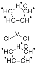 二氯二茂钒结构式_12083-48-6结构式