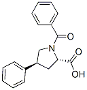 反式-1-苯甲酰-4-苯基-L-脯氨酸结构式_120851-71-0结构式