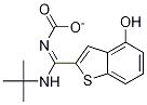 (E)-氨基(4-羟基苯并[b]噻吩-2-基)亚甲基氨基甲酸叔丁酯结构式_1209492-88-5结构式