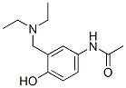 4-乙酰胺-2-二乙氨甲基苯酚结构式_121-78-8结构式