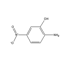 2-氨基-5-硝基苯酚结构式_121-88-0结构式