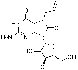 7-Allyl-7,8-dihydro-8-oxoguanosine
(loxoribine) Structure,121288-39-9Structure