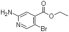 2-氨基-5-溴异烟酸乙酯结构式_1214374-01-2结构式