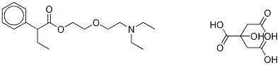 布他米酯-d5柠檬酸盐结构式_1215650-08-0结构式