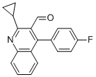 2-环丙基-4-(4-氟苯基)喹啉-3-甲醛结构式_121660-37-5结构式