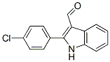 2-(4-氯苯基)-1H-吲哚-3-甲醛结构式_1217-83-0结构式